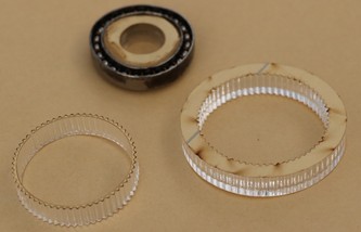 産業ロボットの関節用新型歯車装置の模型